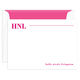Initial Statement Flat Note Cards - Raised Ink Image 7 of 9